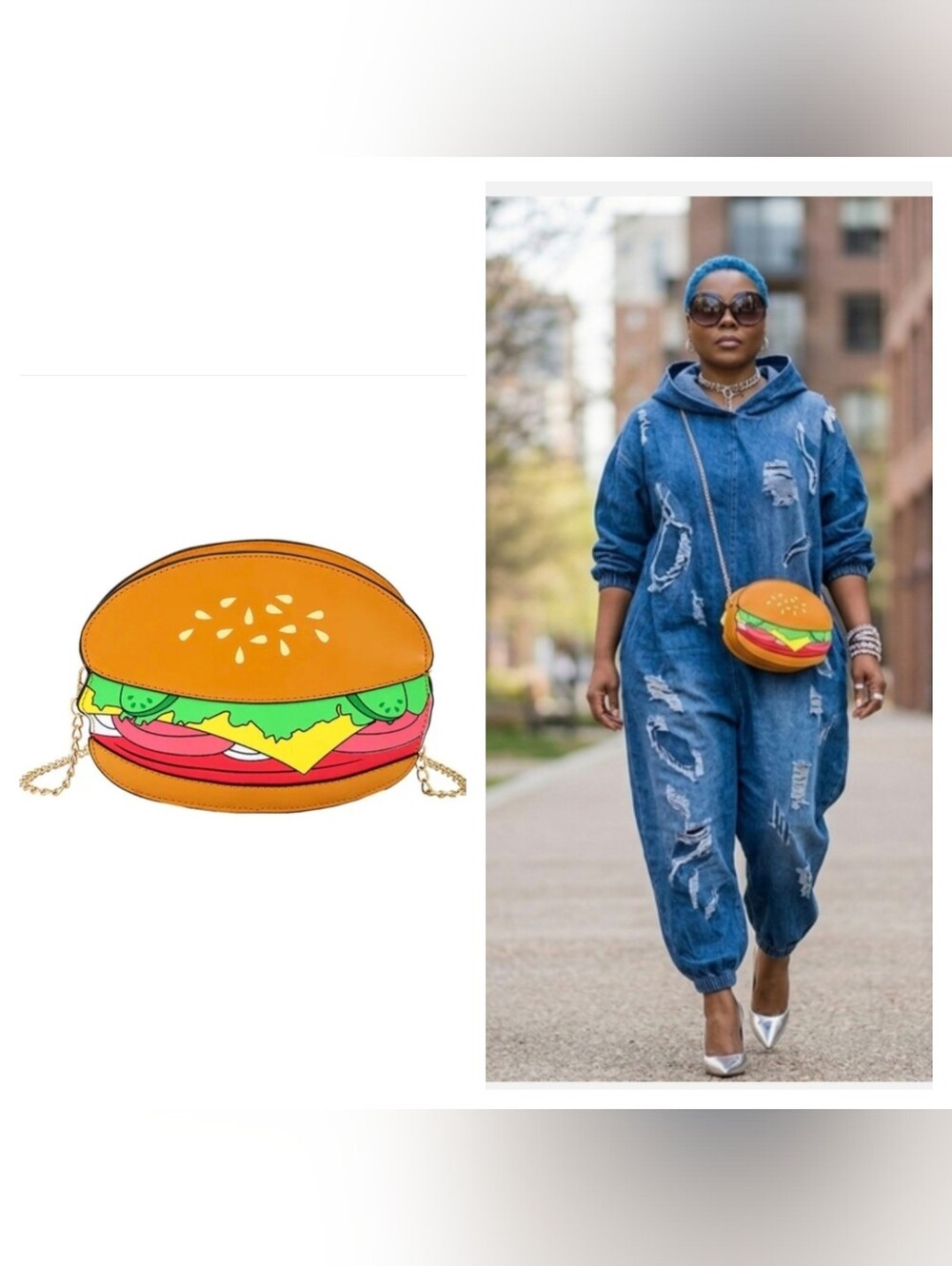 CHEESEBURGER Crossbody Bag 🍔